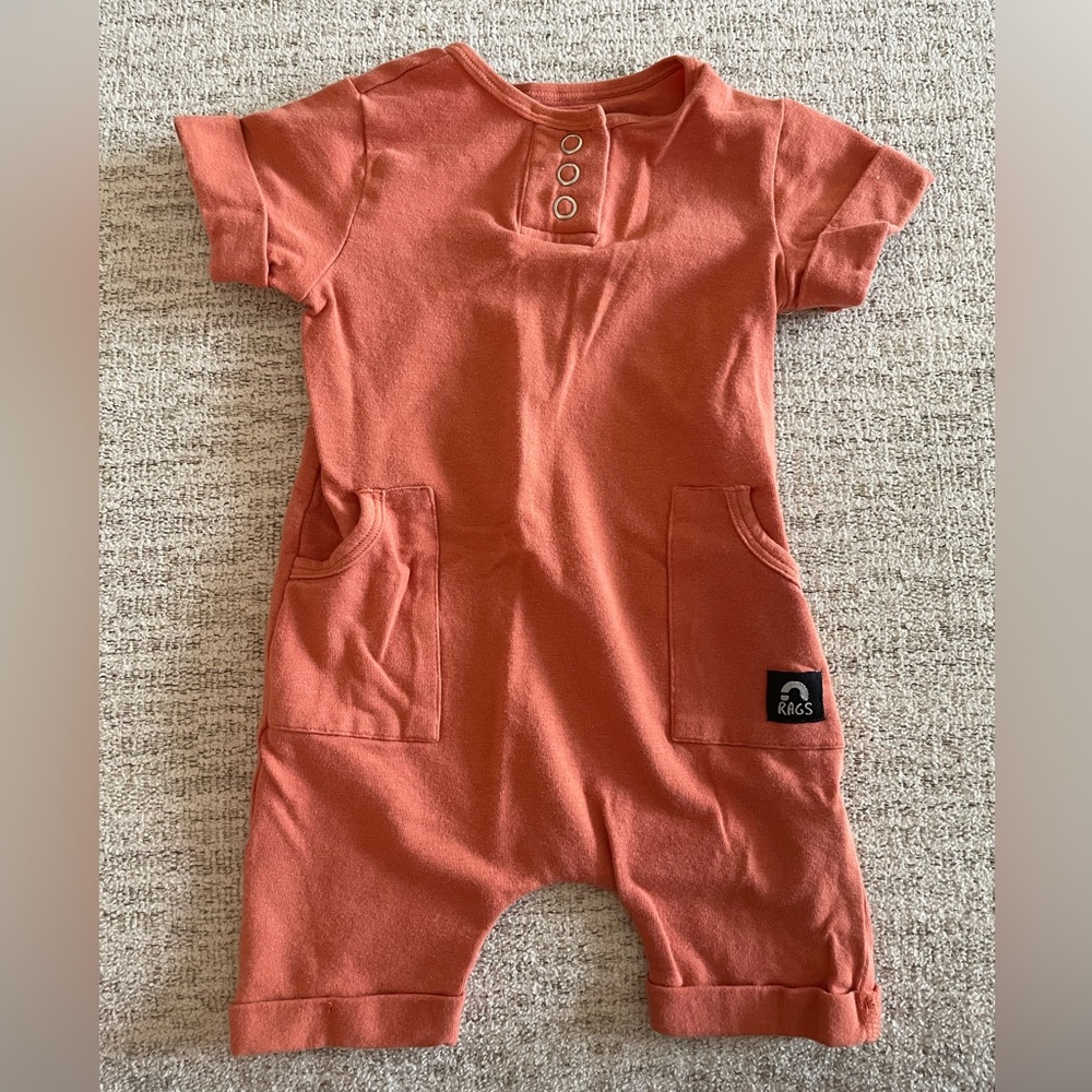 Rags Modal Short Romper 3-6 Months